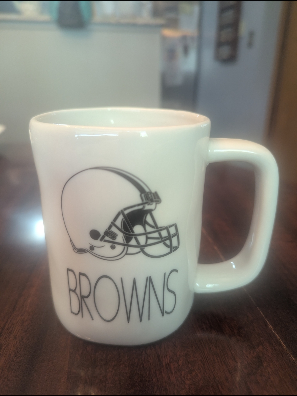 Cleveland Browns Mug In The Style Of Rae Dunn